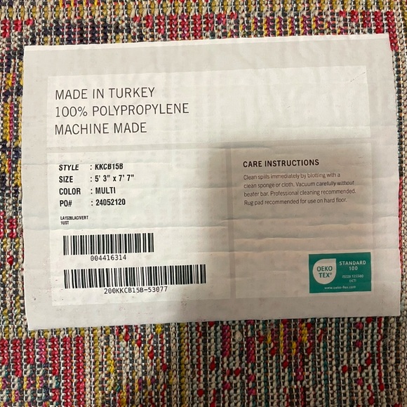 New Area Rug - SOLD - Picture 3 of 3